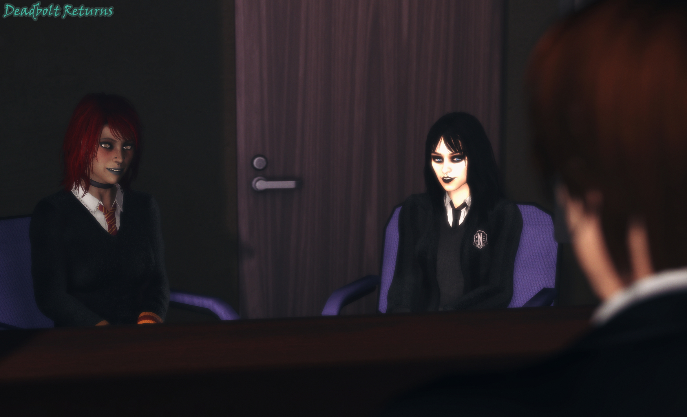 Heather Morrison and Jessie Deville  Horny Schoolgirls Heather Morrison Sextape In Hell Big Tittied Goth Girlfriend School Uniform Schoolgirl Rule 34 Nsfw Sfm Source Filmmaker 3d Porn 2