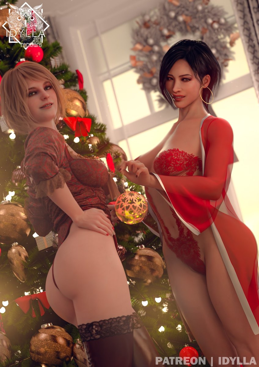 Ada and Ashley 🎄 Promotions on all of my renders on Gumroad Last till the end of December Ada Ashley Renders