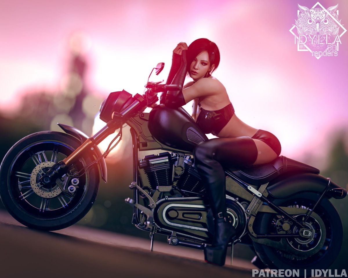 Ada Wong Motorcycle Queen Ada Game Character