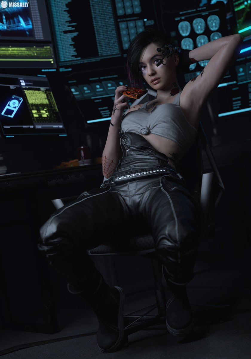 Judy Alvarez Cyberpunk 2077 Game 3D Art Daz Studio Daz3D DAZ MissAlly Cyberpunk2077 