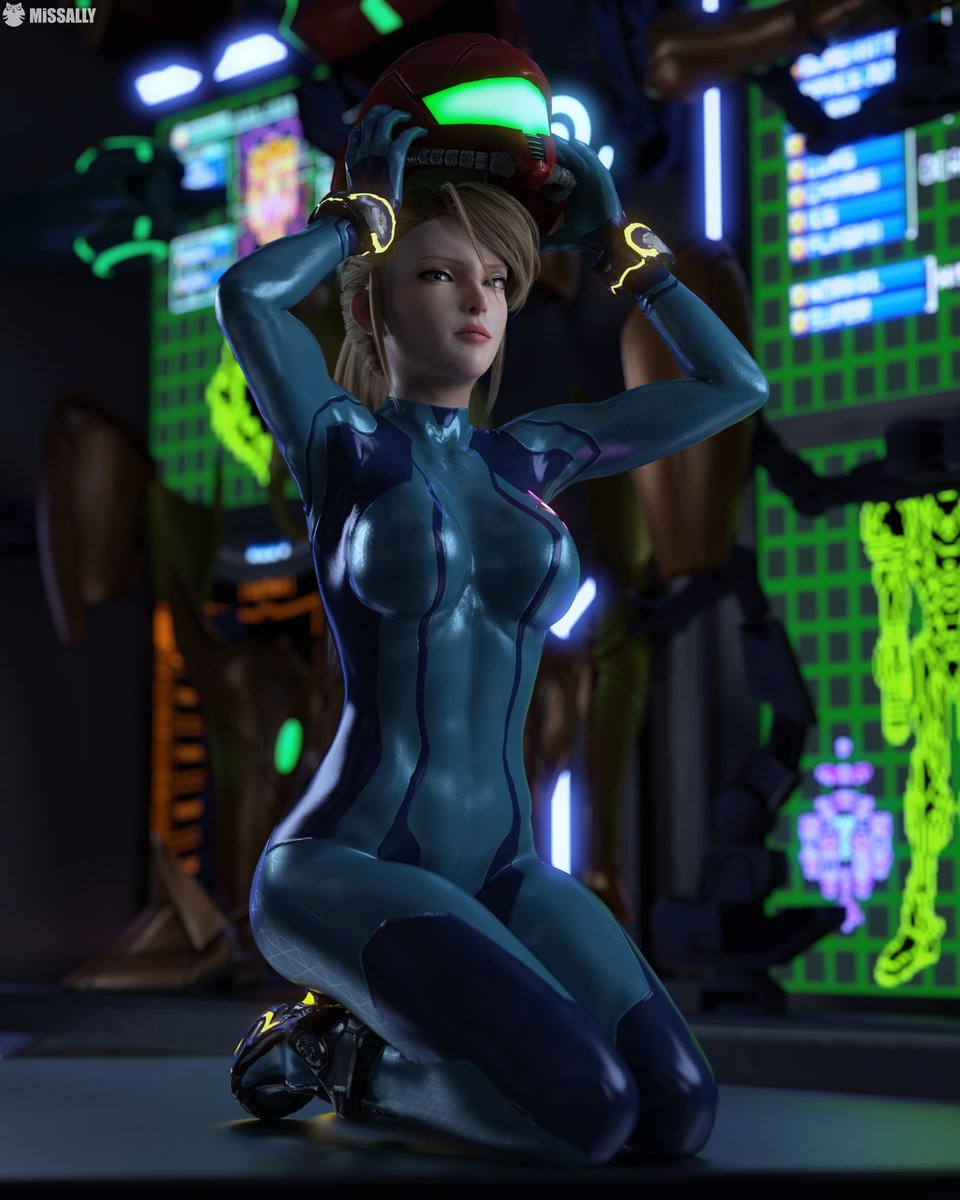 Samus Aran Metroid Tweet Alien Sci-fi Armor