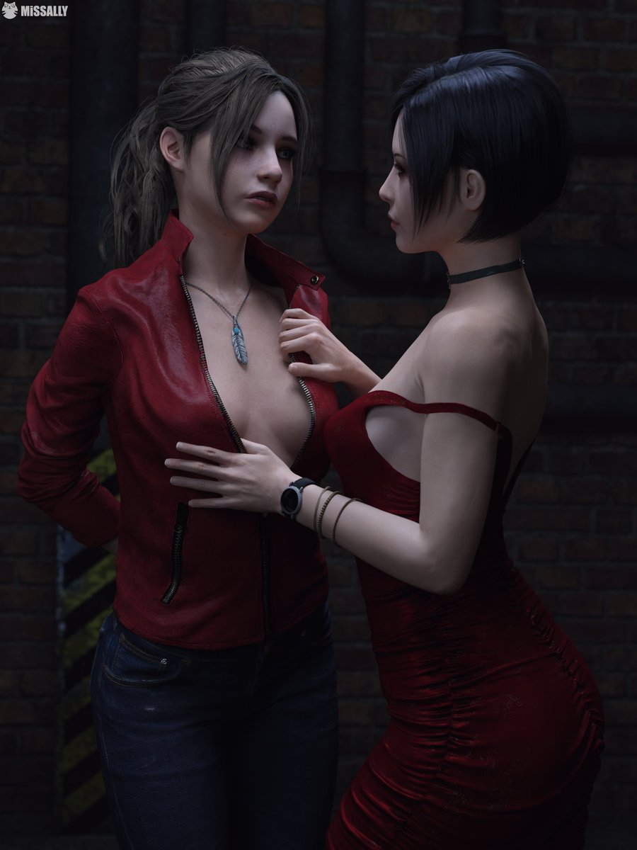 Ada Wong and Claire Redfield Resident Evil 3D Art DazStudio Daz3D Daz MissAlly Residentevil 