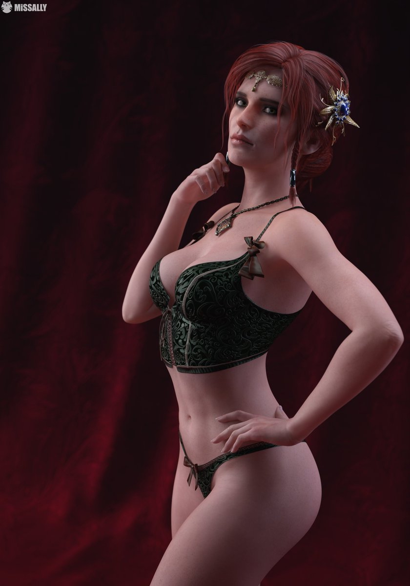 Triss Merigold The Witcher Sorceress Fantasy