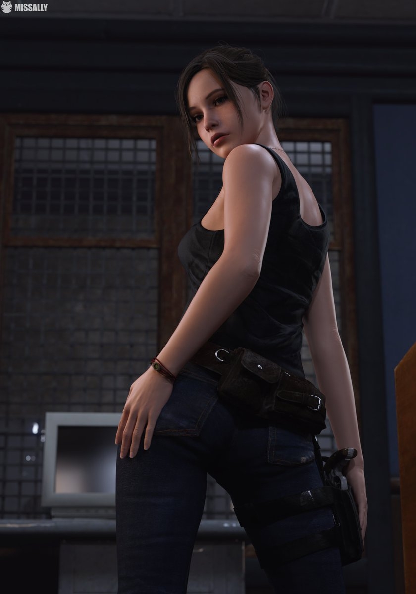 Claire Redfield Resident Evil Biohazard Zombie Horror Heroine Gun
