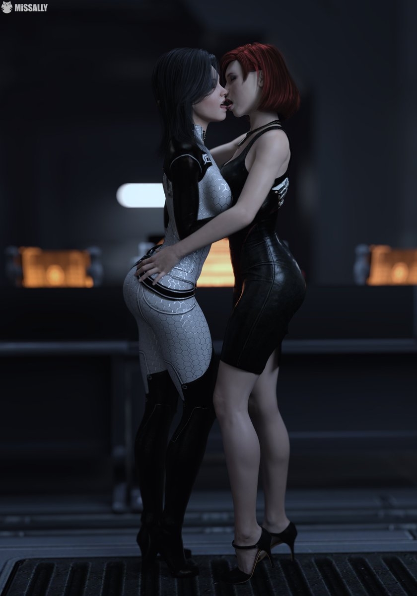 Miranda Lawson and Shepard Mass Effect  Commander