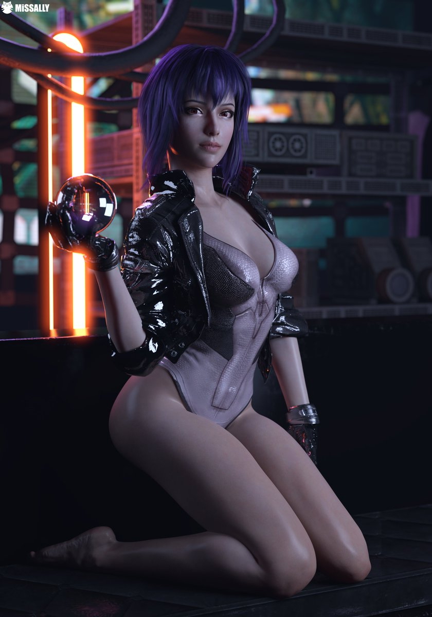 Motoko Kusanagi Ghost in the Shell  Cyberpunk Anime Android