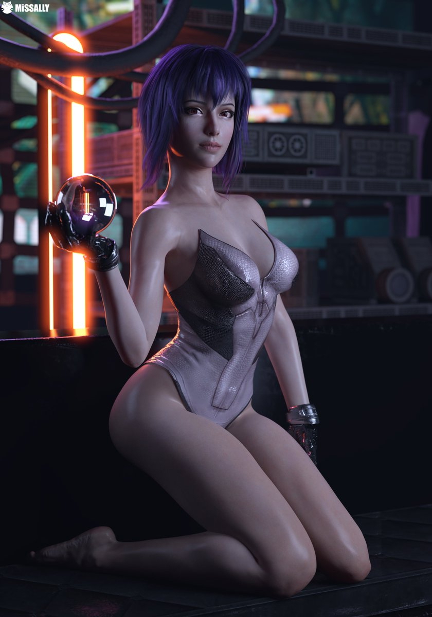 Motoko Kusanagi Ghost in the Shell  Cyberpunk Anime Android 2