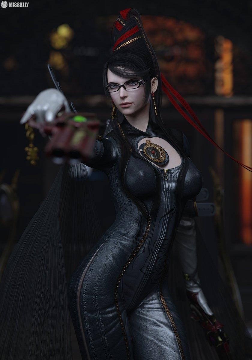 Bayonetta 3D Art Daz Studio Daz3D DAZ #MissAlly Bayonetta 