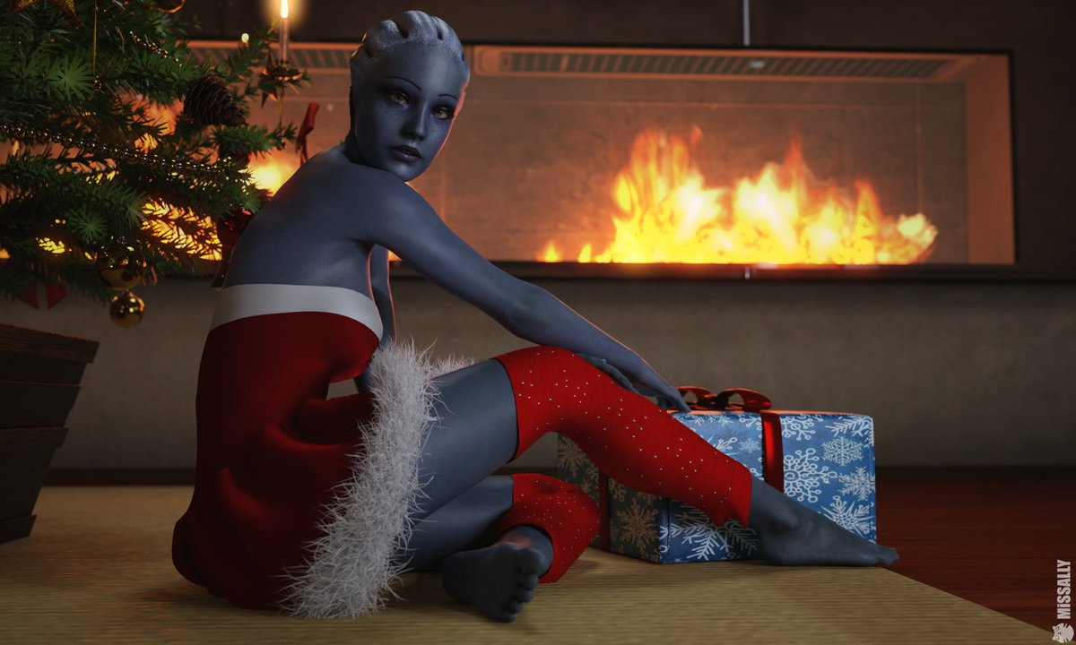 Liara Tsoni Mass Effect Asari Scifi Romance