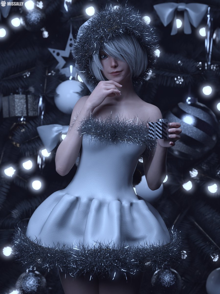 2B from Nier Automata 2b 9s Yorha Anime A2