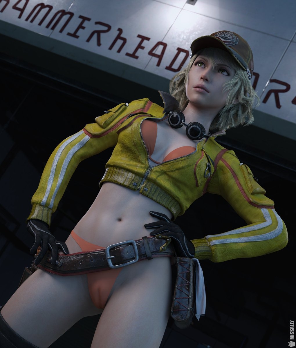 Cindy Aurum Final Fantasy  Fantasy Character Videogame Female Mechanic Beauty Blonde Cute 2
