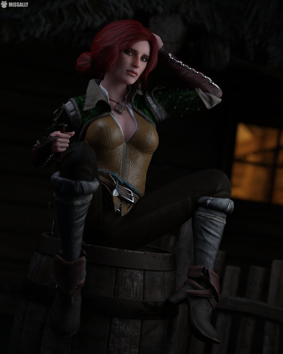Triss Merigold The Witcher Sorceress Mage Fantasy
