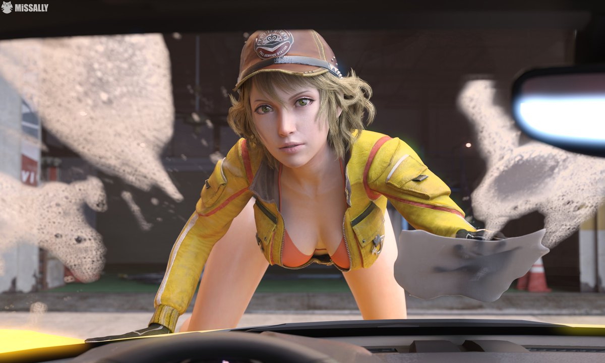 Cindy Aurum Final Fantasy 3D Art Daz Studio Daz3D DAZ MissAlly Final Fantasy 