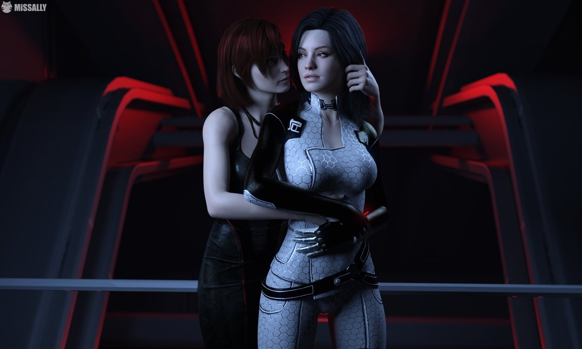 Shepard and Miranda Lawson Mass Effect  Commander