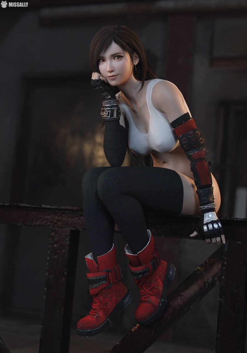 Tifa Lockhart Final Fantasy 3DArt DazStudio Daz3D Daz MissAlly  Fighter Fantasy