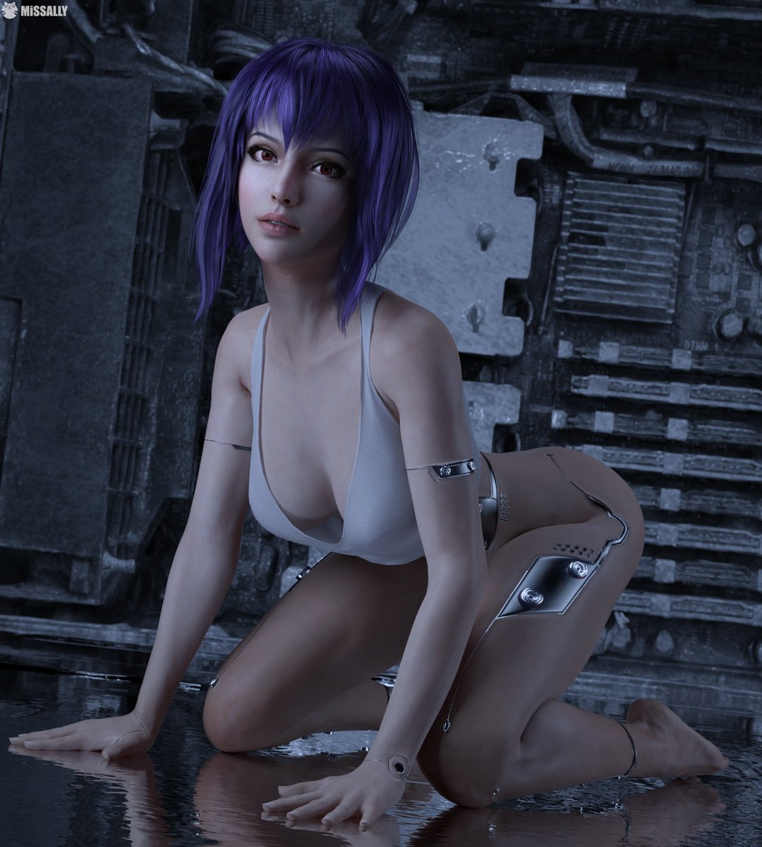 Motoko Kusanagi Ghost in the Shell  Cyberpunk Anime Female
