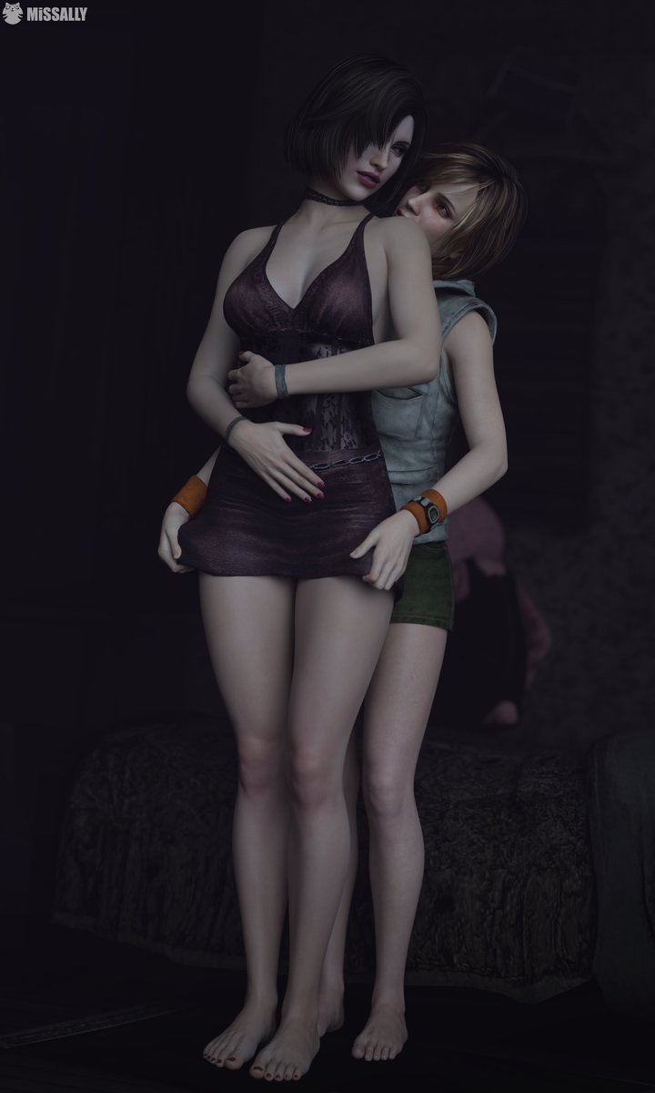 Eileen Galvin and Heather Mason Silent Hill Art3D Model Ally  