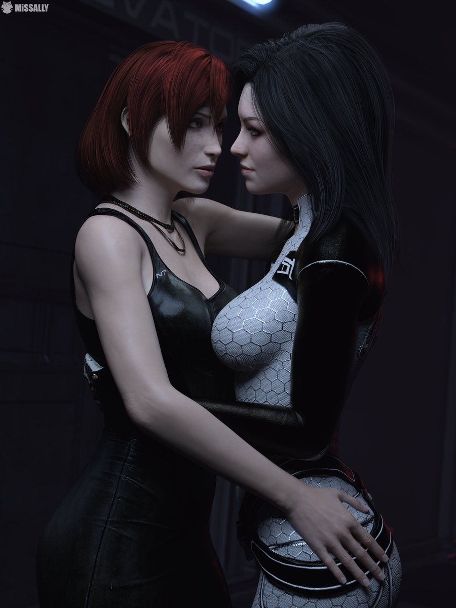 Shepard and Miranda Lawson Mass Effect  Commander