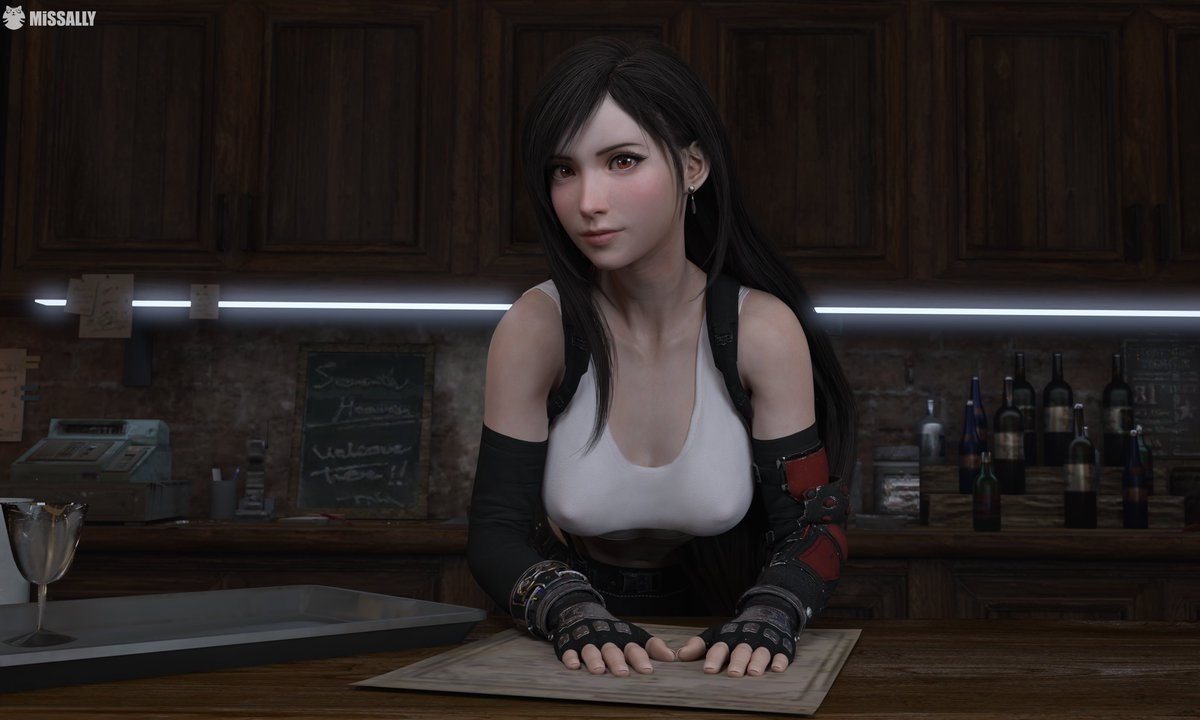 Tifa Lockhart Final Fantasy Artwork  