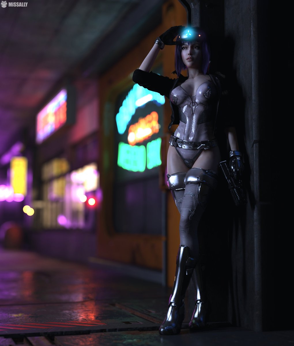 Motoko Kusanagi Ghost in the shell  
