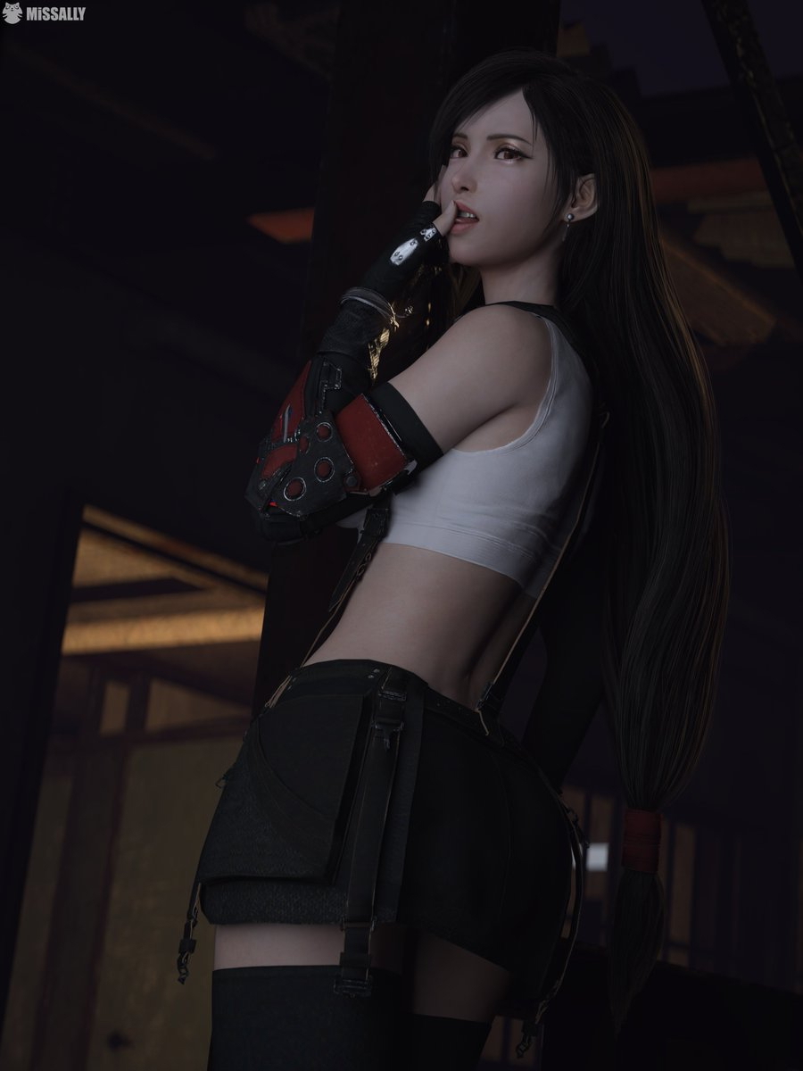 Tifa Lockhart Final Fantasy 3D Art Daz Studio Daz3D Daz MissAlly  Finalfantasy
