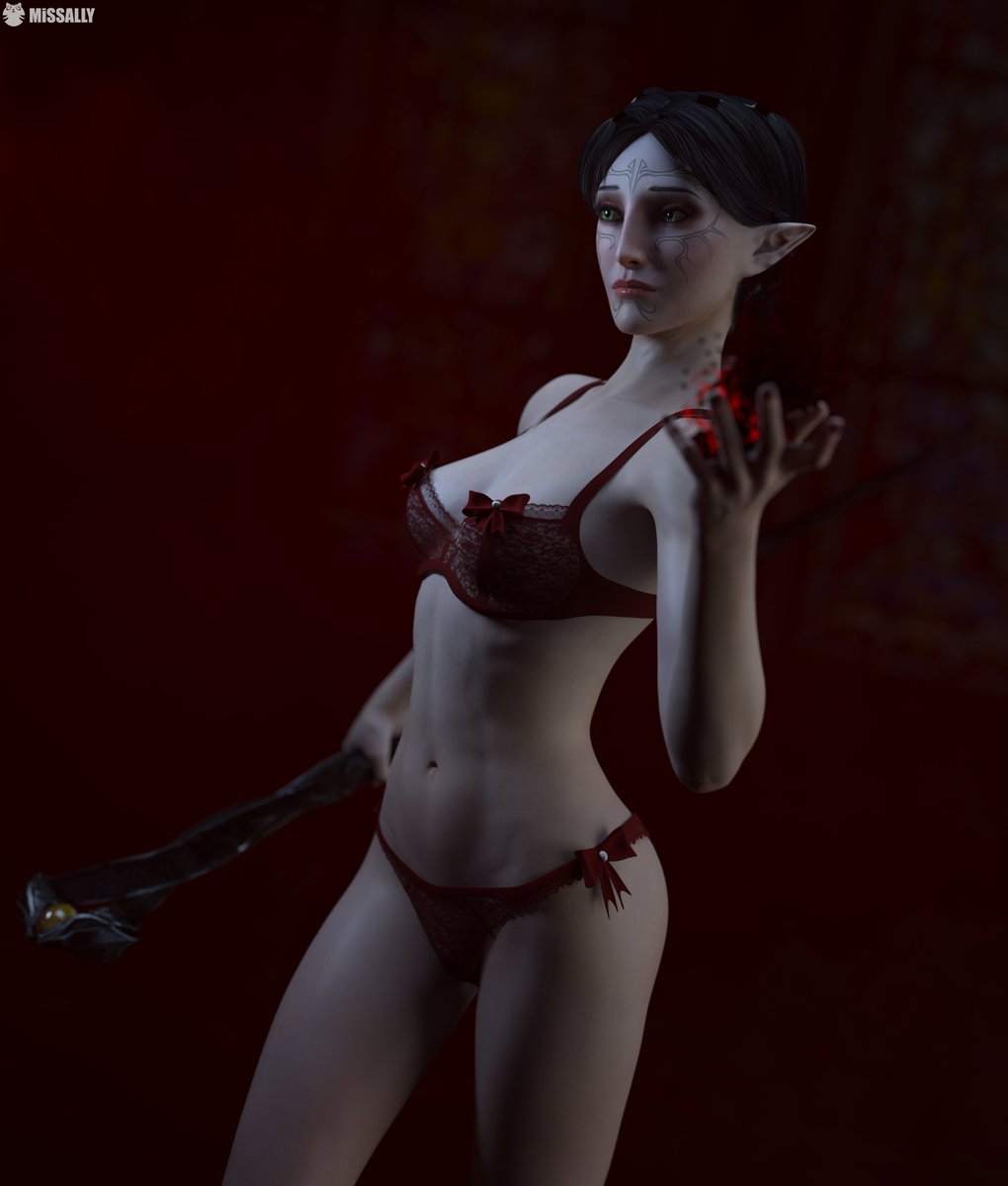Merrill Dragon Age 3D Art Daz Studio Daz3D Daz MissAlly Mage Fantasy Elf 2