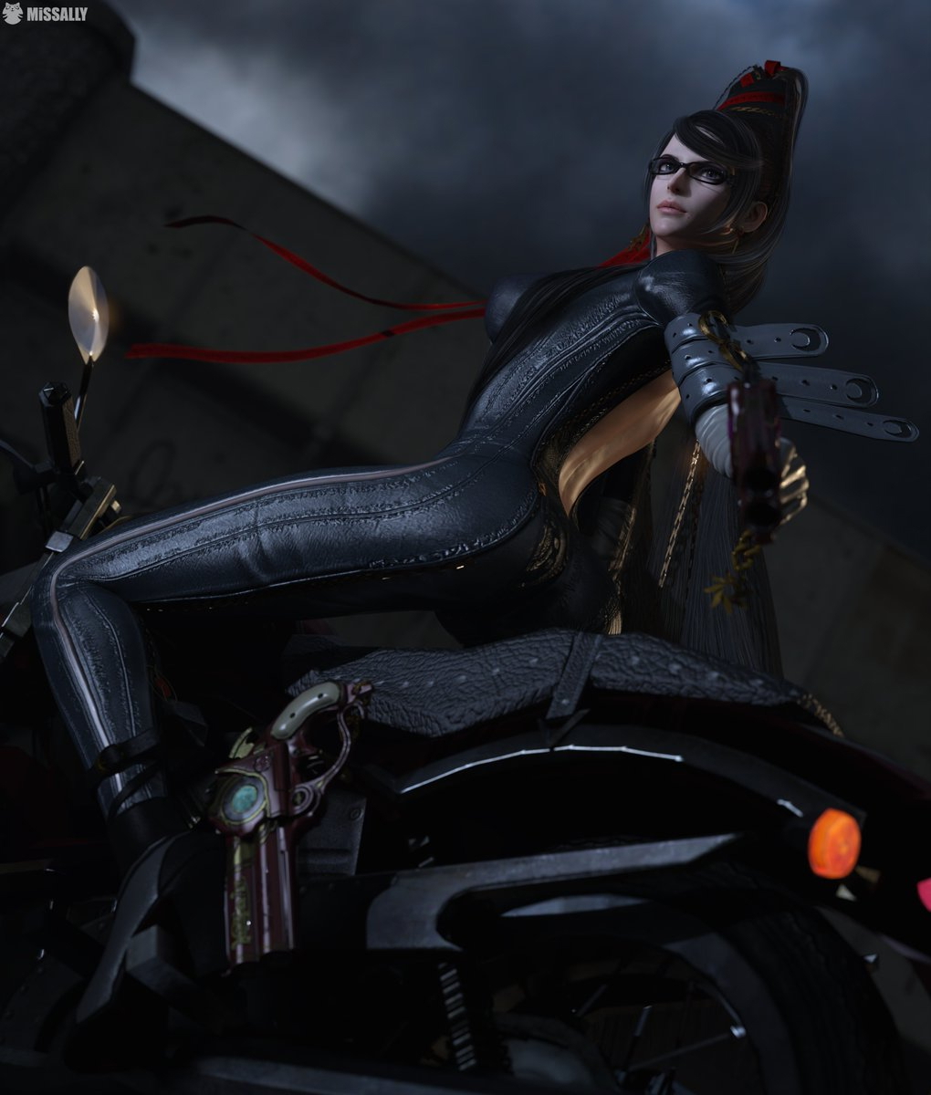 Bayonetta 3D Art Daz Studio Daz3D DAZ MissAlly  Fantasy Witch Magic Sexy Hair