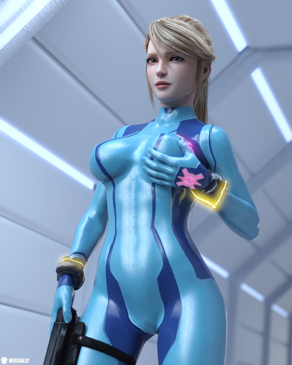 Samus Aran Metroid - A 3D Artistic Representation Samus Metroid 
