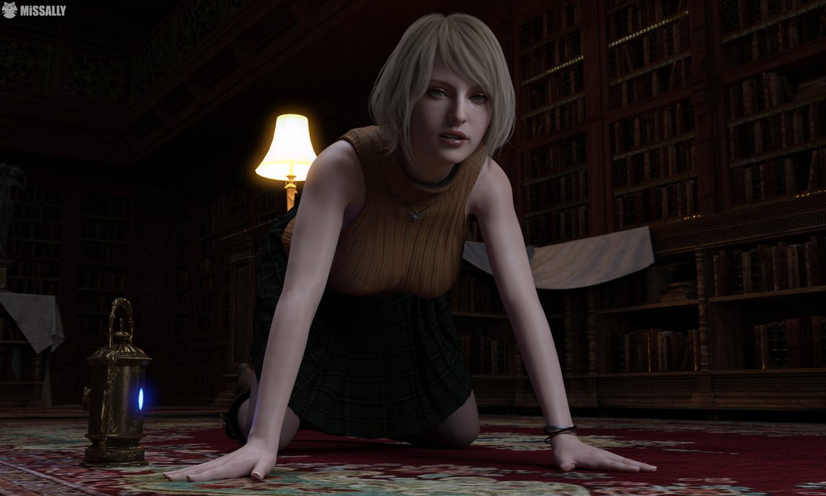 Ashley Graham Resident Evil Art Piece Woman Horror