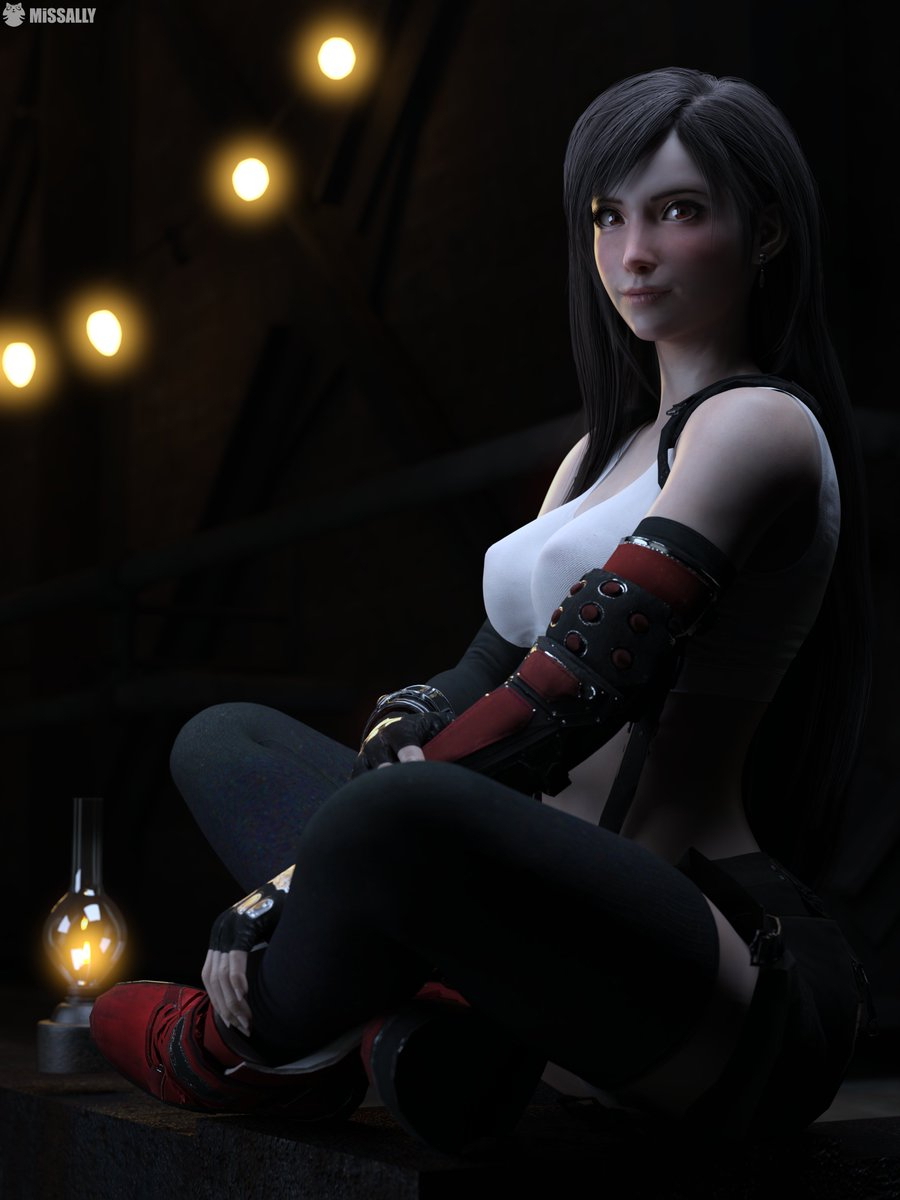 Tifa Lockhart Final Fantasy Artwork  Character Gaming Fantasy Warrior Fighter