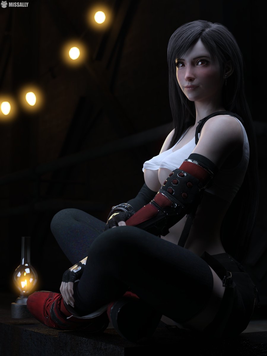 Tifa Lockhart Final Fantasy Artwork  Character Gaming Fantasy Warrior Fighter 2