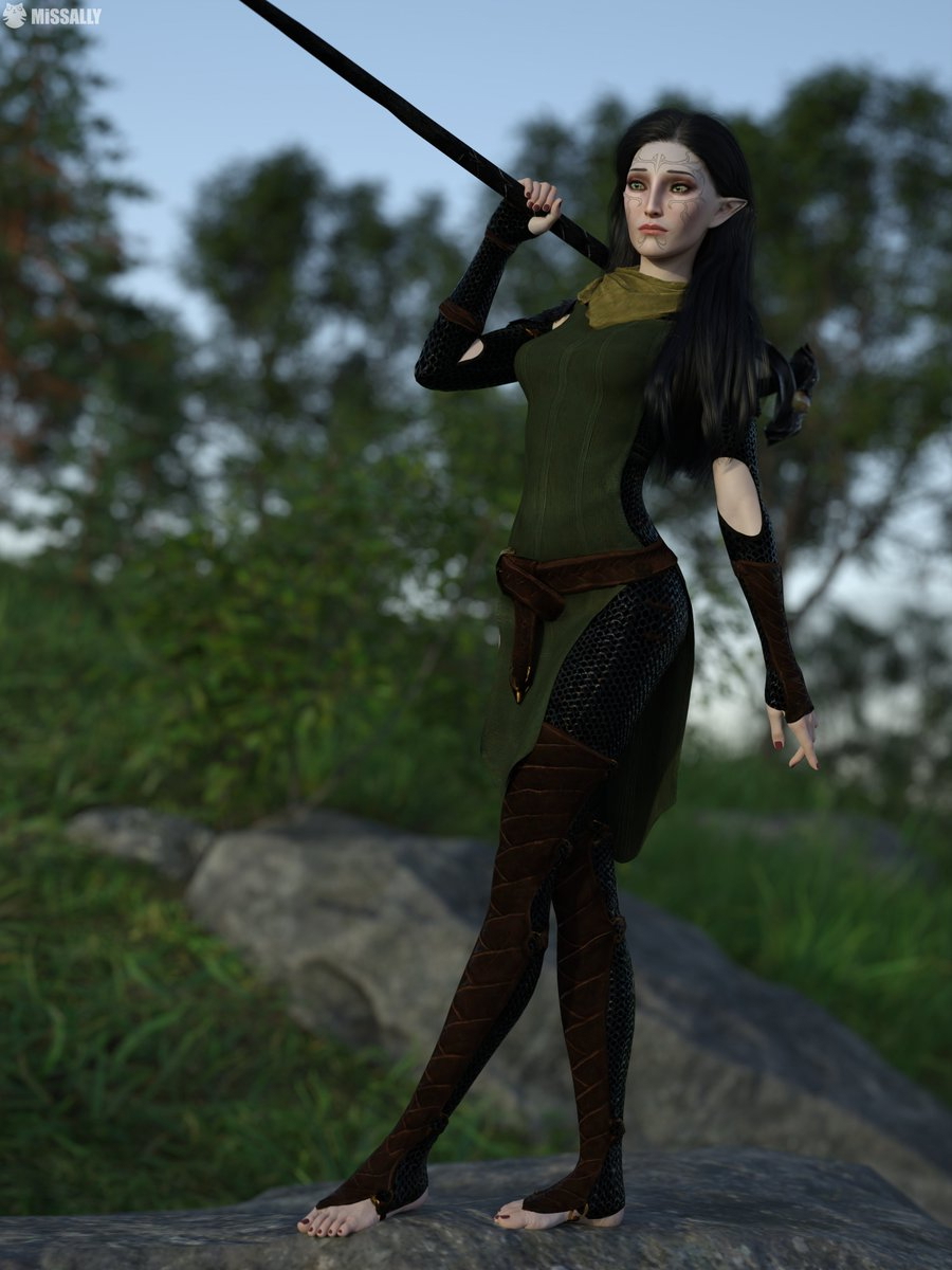 Merrill Dragon Age Art Illustration Mage Elf