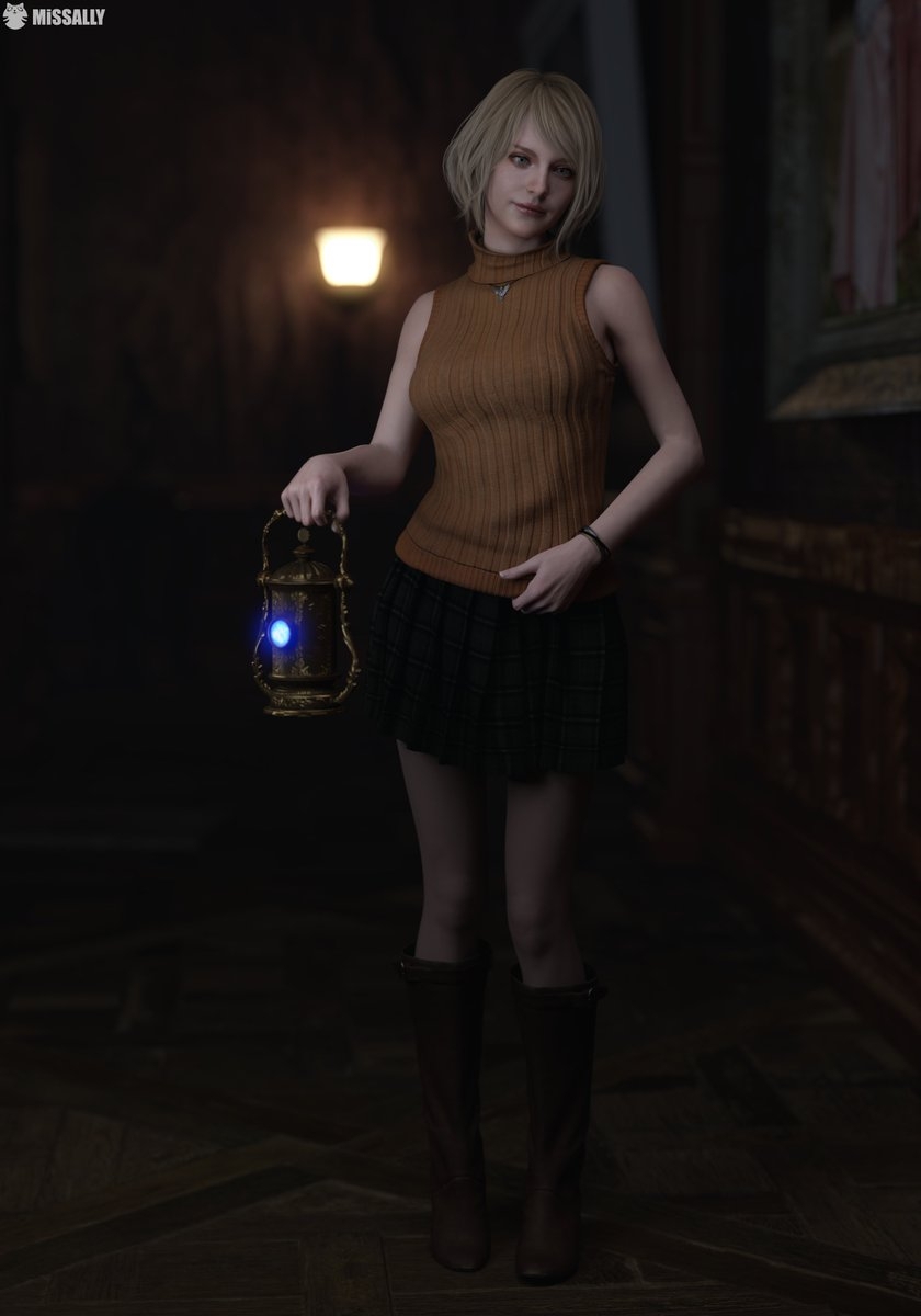 Ashley Graham Resident Evil 3D Art Daz Studio Daz3D Daz MissAlly Biohazard Horror