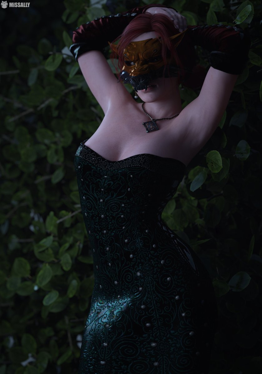 Triss Merigold The Witcher Sorceress Fantasy Gaming Red head Magic 2