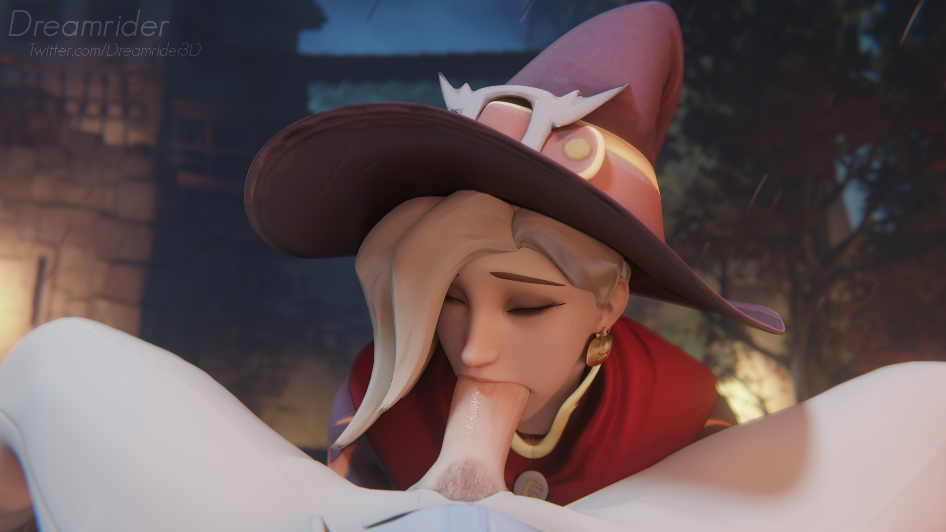 It's that one time of year again... Overwatch Mercy 3d Porn Blowjob Fellatio Outdoor Sex Deep throat That Look Horny Face 3