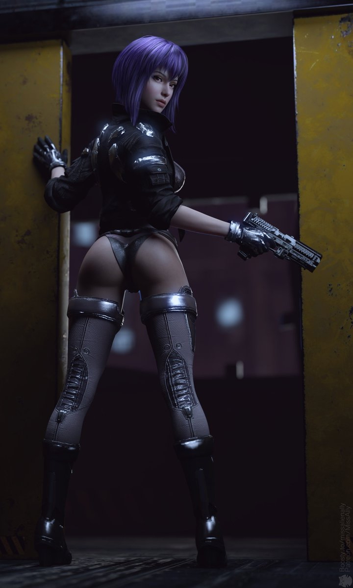 Motoko Kusanagi Ghost in the Shell  Cyberpunk Detective Android Anime