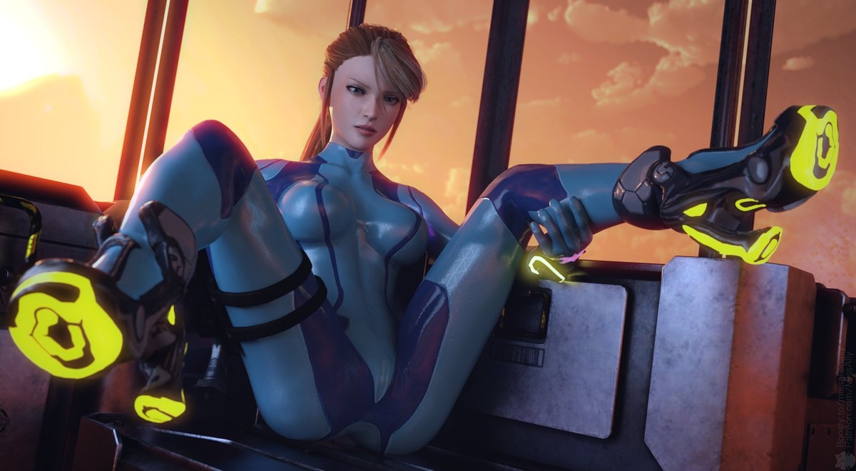 Samus Aran Metroid Artwork Alien Sci-fi Armor Female Warrior