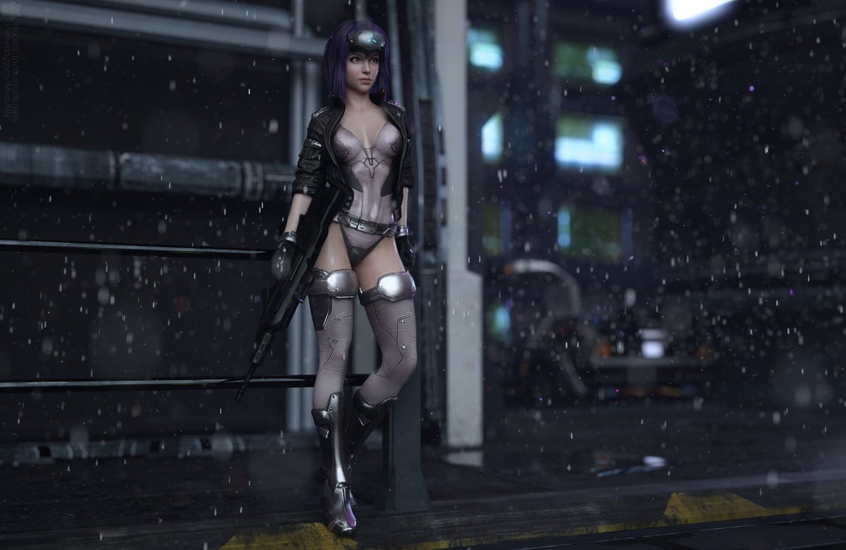 Motoko Kusanagi Ghost in the shell Motoko Kusanagi Ghost Art