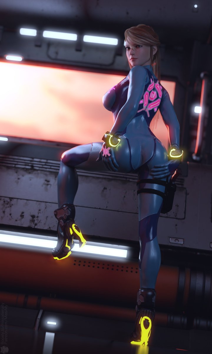 Samus Aran Metroid Game 3D Art Daz Studio Daz3D DAZ Samus Metroid Game Character