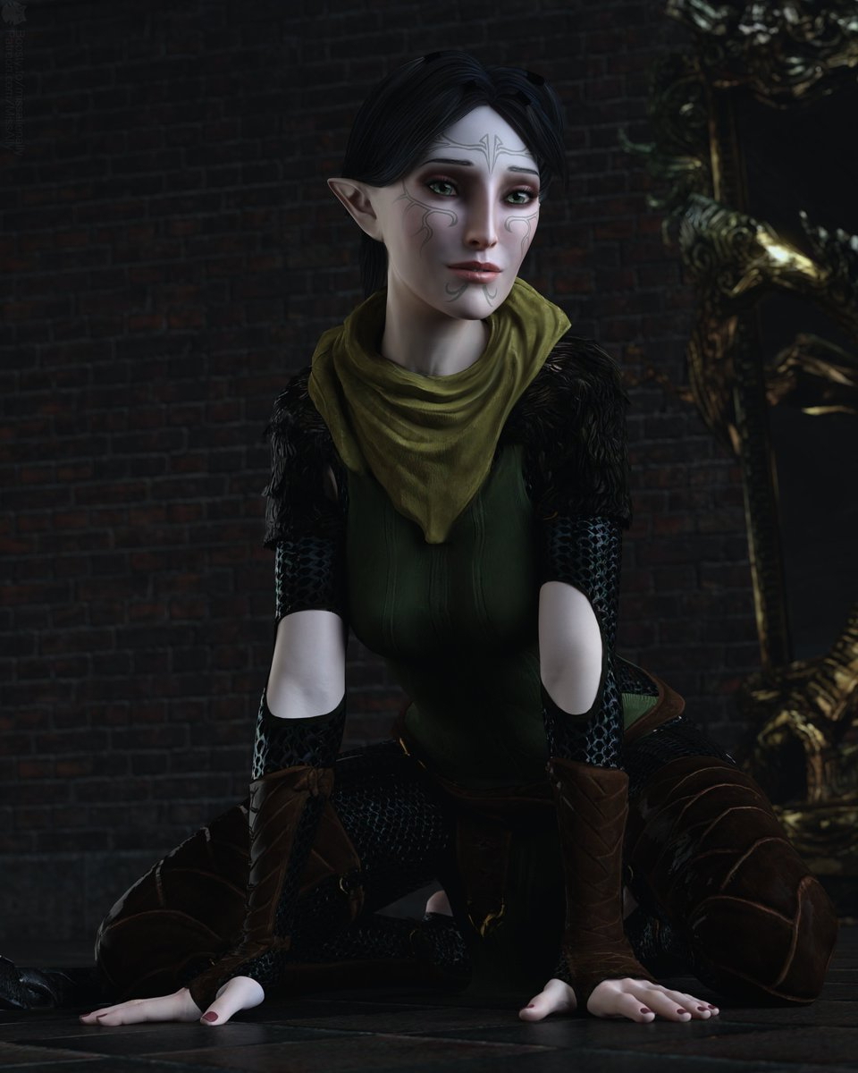 Merrill Dragon Age Artwork  Elf