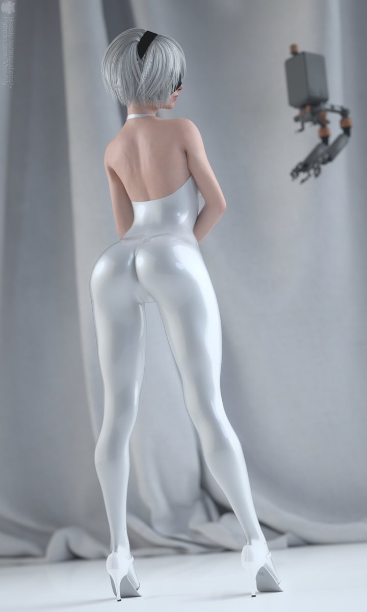 2B from NierAutomata Game Artistic Creation  