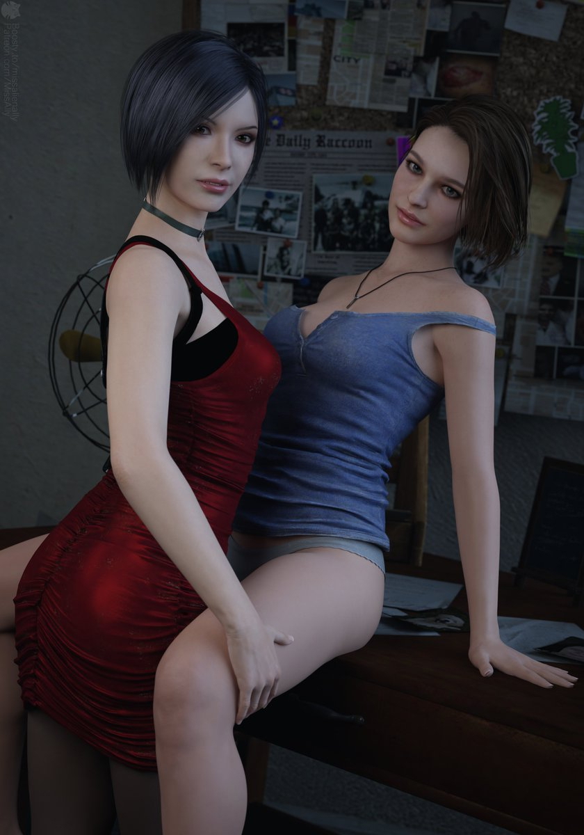 Ada Wong and Jill Valentine Resident Evil Ada Residentevil Game