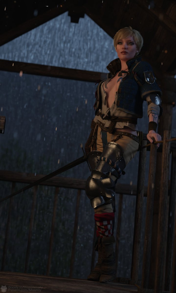 Bianca Ves The Witcher 3  Fantasy Character Witch Magic Strong Female