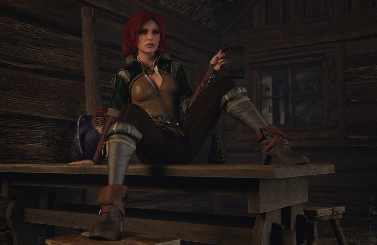 Triss Merigold The Witcher  Game Art