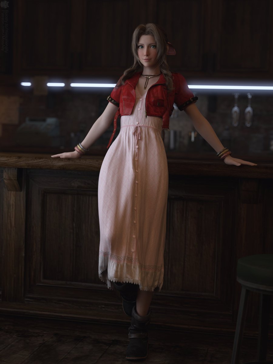 Aerith Gainsborough Final Fantasy Aerith Gainsborough Final Fantasy Game Art