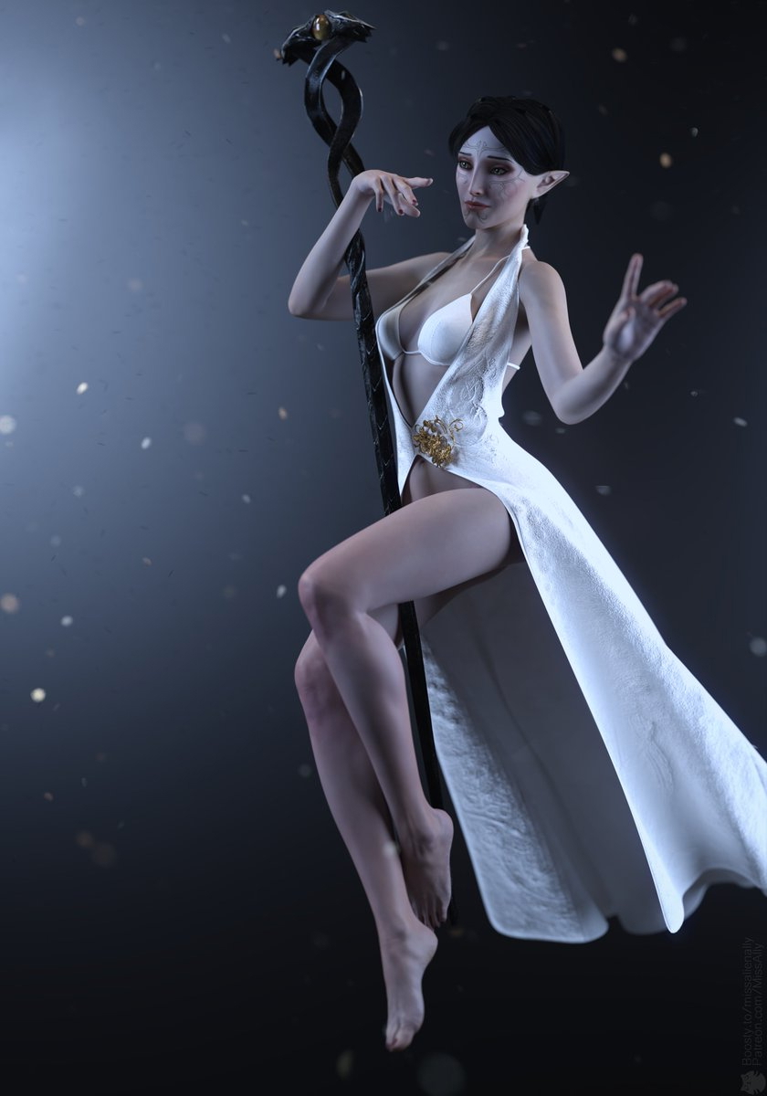 Merrill Dragon Age 3D Art DazStudio Daz3D Daz Mage Fantasy Elf