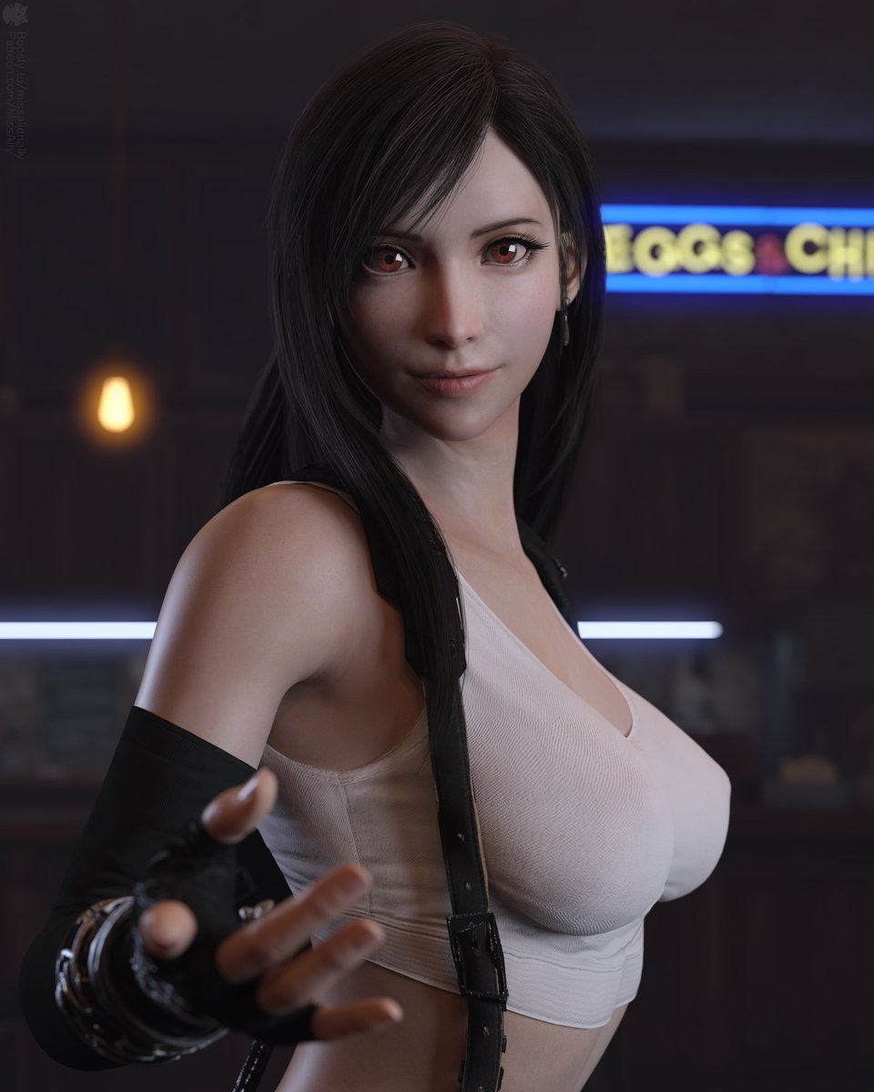 Tifa Lockhart Final Fantasy Game 3D Art DazStudio Daz3D Daz 8mmSVFRJl2  