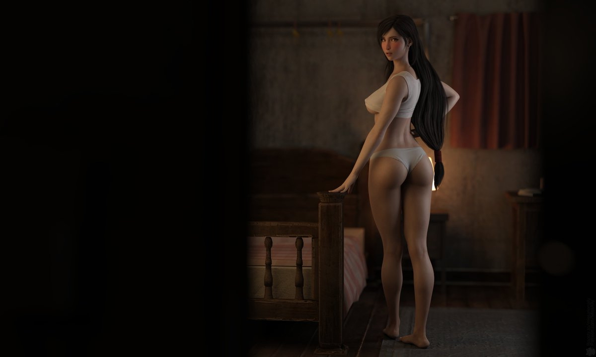 Tifa Lockhart Final Fantasy Game 3D Art DazStudio Daz3D Daz  Female Fighter Fantasy