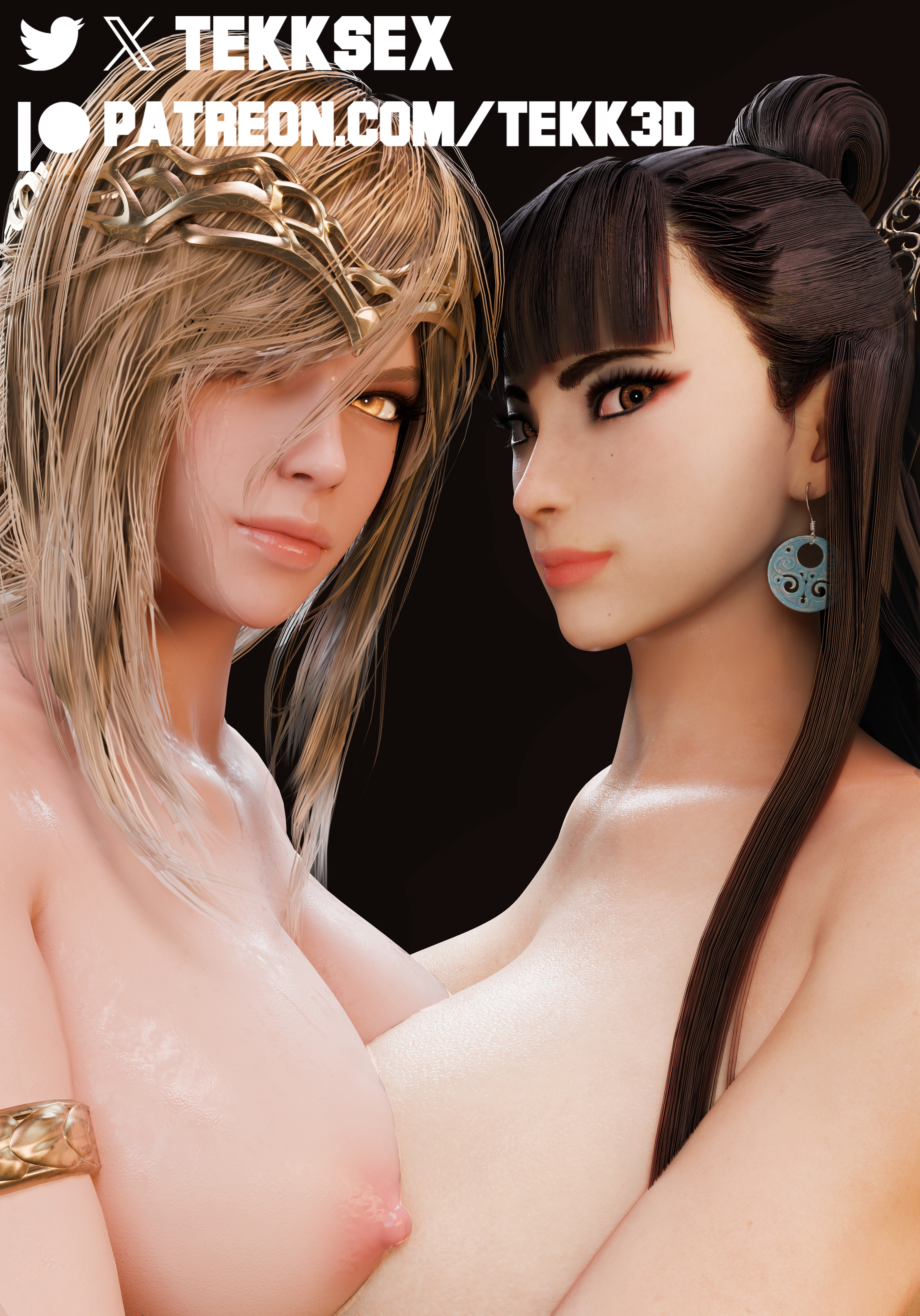 Queen Marika x Chun-Li Elden Ring Street Fighter Chun Li Queen Marika Asian 3d Porn