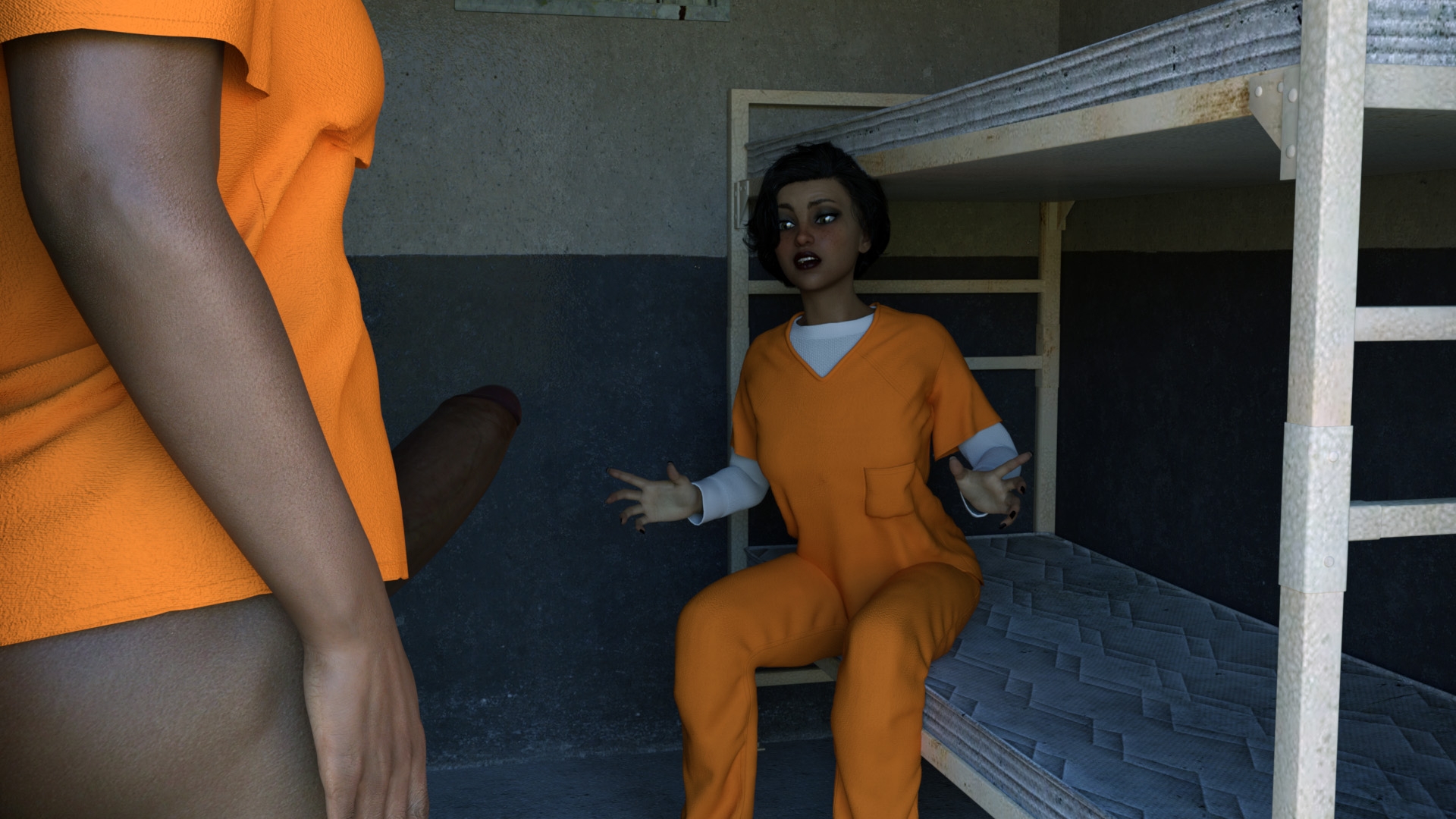In prison  Futanari Futa Prison Female Dickgirl Dick